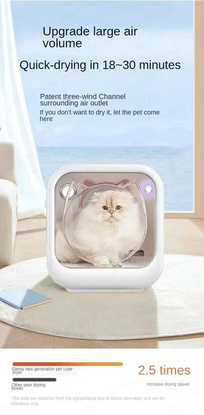 Commercial Pet Drying Box Pet Dryer and Water Blower Hair Dryer for Dog Household Cat Dryer Multifunctional Pet Drying Room