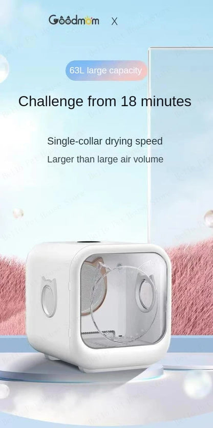 Commercial Pet Drying Box Pet Dryer and Water Blower Hair Dryer for Dog Household Cat Dryer Multifunctional Pet Drying Room