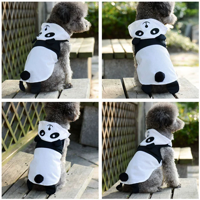 Pet Clothes Thin Summer Clothing Breathable Sun Protection Teddy Vest Dog Mesh Grid Mickey Panda Pet Costume